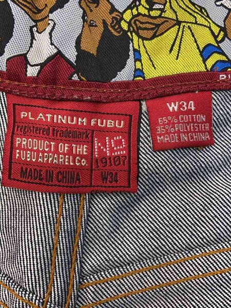 PLATINUM FUBU(プラチナムフブ) / ボトム/34/コットン/IDG | 古着の 