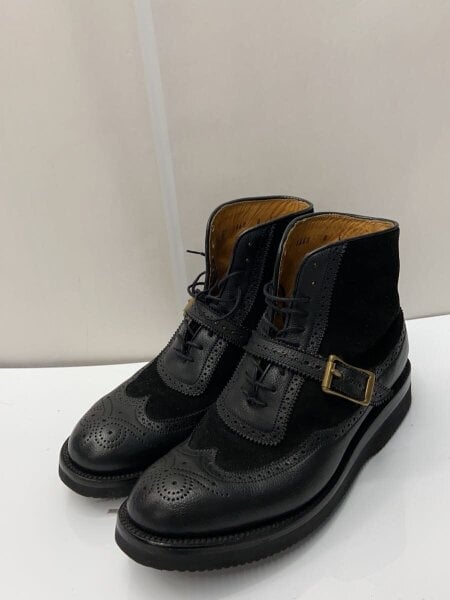 YUKETEN(ユケテン) / レースアップブーツ/US8/BLK/スウェード/Eワイズ 