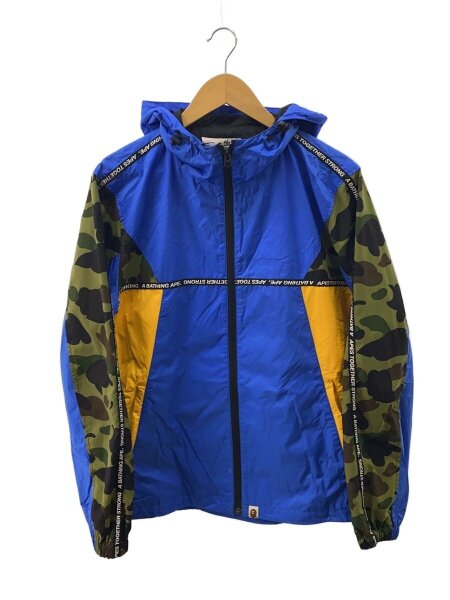 BATHING APE ベイシングエイプ ナイロンジャケット M ブルー 迷彩 2026