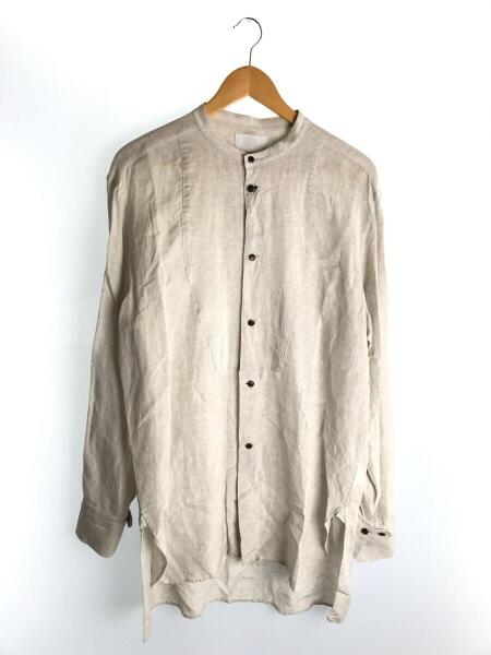 URU(ウル) / 20SS/STAND COLLAR/スタンドカラーシャツ/2/リネン/BEG 