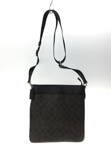 COACH(コーチ) / ショルダーバッグ/PVC/BRW/総柄/シグネチャー/F54781 