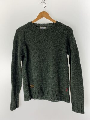 WTAPS MIKE 厚手 アラン ニット セーター ダークグリーン WTAPS(ダブルタップス) ⁄ アランニットセーター⁄使用感有⁄セーター