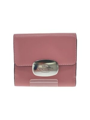 COACH(コーチ) / 2つ折り財布/レザー/PNK/総柄/レディース/CF472