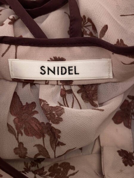SNIDEL(スナイデル) / ノースリーブワンピース/--/--/PNK/花柄