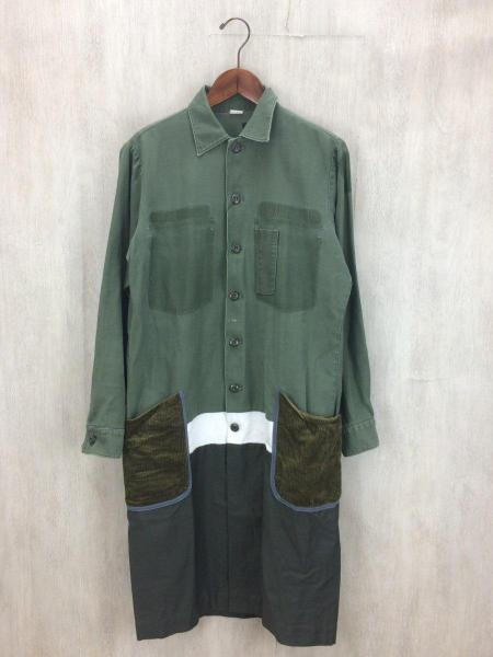 レア！ GILET (ジレ) リメイクジャケット ヴィンテージ グレー