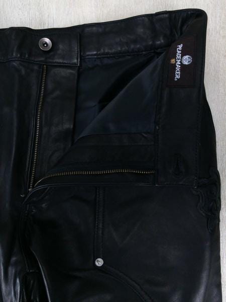 peacemaker(ピースメーカー) / レザーパンツ/88/XL/羊革/BLK/無地 
