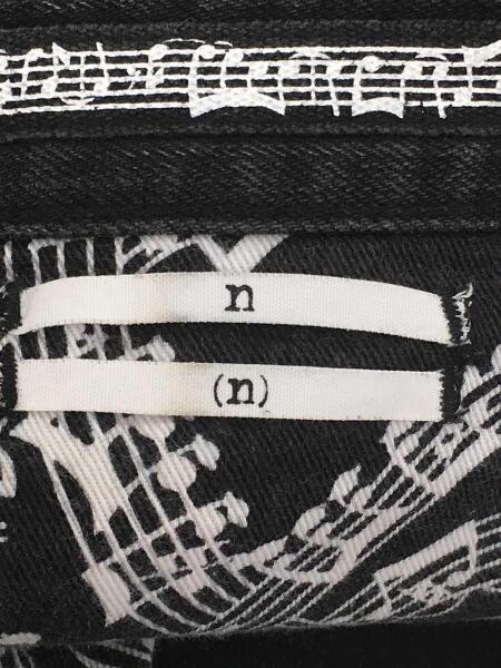 ナンバーナインS07コットンネップハーフコート音符サイズ2USEDブラック ナンバーナインS07コットンネップハーフコート音符サイズ2USEDブラック