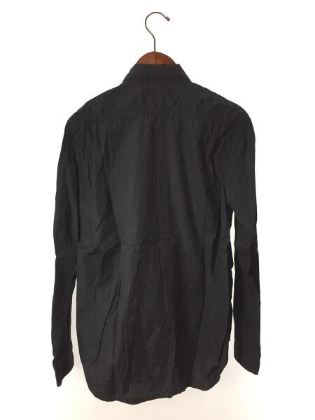 COMME des GARCONS HOMME / AD2005/長袖シャツ/S/コットン/BLK/無地/HQ-B024 COMME des GARCONS HOMME(コムデギャルソンオム) / AD2005/長袖シャツ