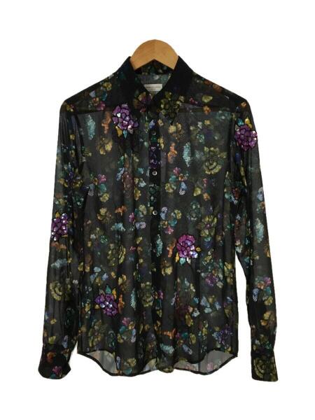 DRIES VAN NOTEN(ドリスヴァンノッテン) / Black embroidered floral 