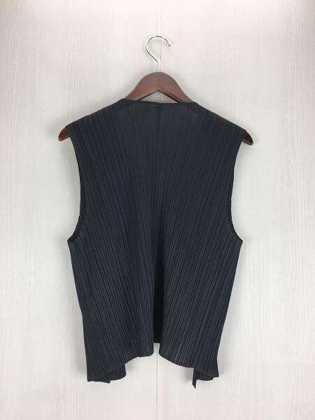 PLEATS PLEASEベストPP04-JE621プリーツ加工 ノースリーブ3 PLEATS