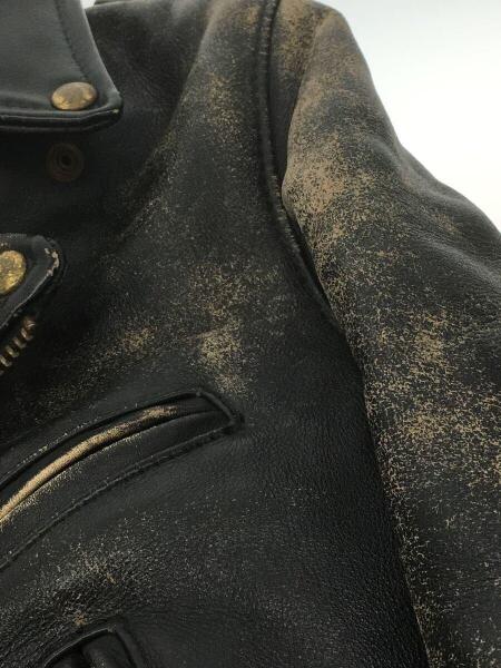 VANSON(バンソン) / ダブルライダースジャケット/38/レザー/BLK