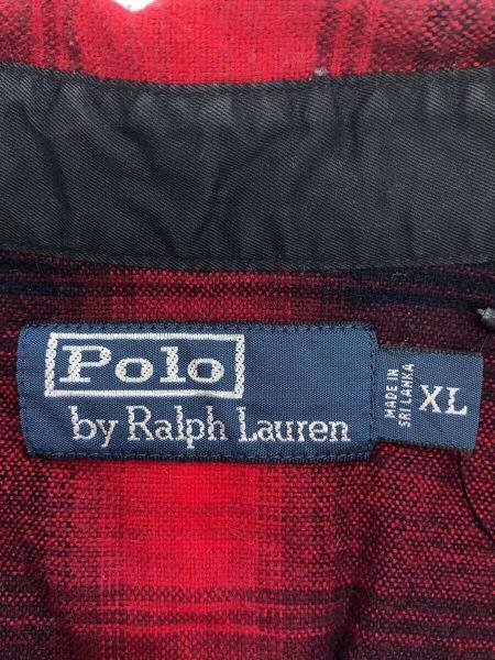 POLO RALPH LAUREN(ポロラルフローレン) / 長袖シャツ/XL/コットン/RED