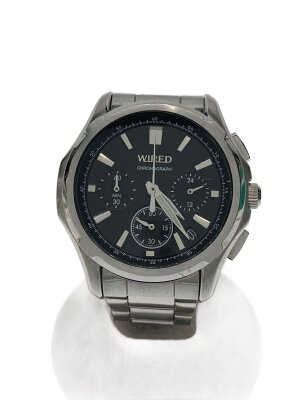 WIRED / クォーツ腕時計/アナログ/ステンレス/BLU/SLV/VD53-KJJ0 WIRED(ワイアード) / クォーツ腕時計/アナログ/ステンレス/BLU/SLV