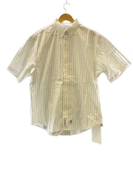 WTAPS(ダブルタップス) / 半袖シャツ/2/コットン/WHT/ストライプ 