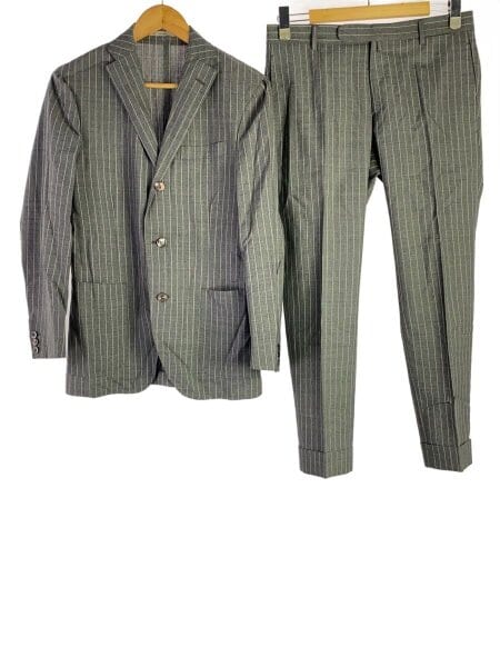 BOGLIOLI(ボリオリ) / スーツ/46/ウール/GRY/ストライプ/T29W2E BOGLIOLI(ボリオリ) / スーツ/46/ウール/GRY/ストライプ/T29W2E