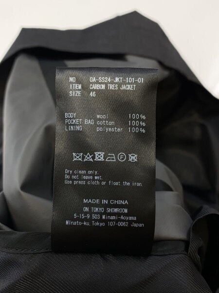 OMAR AFRIDI(オマールアフリディ) / 24SS/CARBON TRES JACKET/46