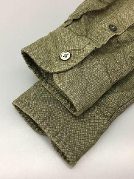 Nigel Cabourn 長袖シャツ 48 オリーブ NIGEL CABOURN (ナイジェル