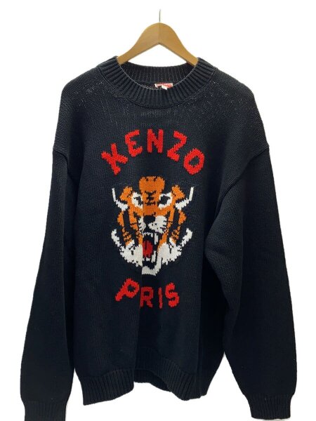 KENZO(ケンゾー) / ニット・セーター(薄手)/L/コットン/BLK 