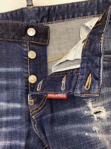 DSQUARED2(ディースクエアード) / スキニーパンツ/46/コットン/BLU