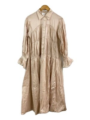 SNIDEL / リボンティアード/ノースリーブワンピース/0/ポリエステル/PNK/無地/SWFO251129 SNIDEL(スナイデル) / リボンティアード/ノースリーブワンピース/0