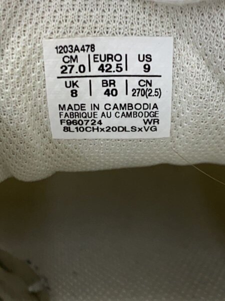 ASICS(アシックス) / ローカットスニーカー/27cm/F960724/使用感有