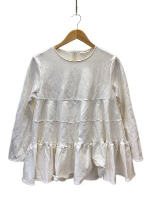 yori(ヨリ) / 半袖ブラウス/36/ポリエステル/WHT/YR2221-080SM/フクレ