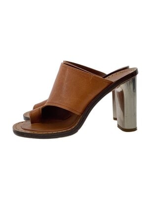 CELINE / トリオン/ボアサンダル/37/オレンジ CELINE(セリーヌ) / トリオン/ボアサンダル/37/オレンジ | 中古品の