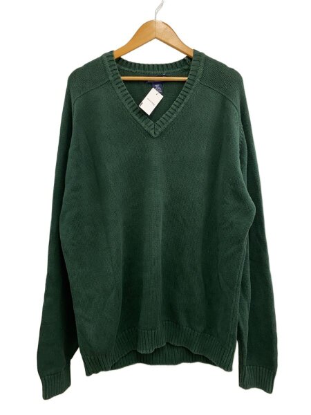 LANDS END(ランズエンド) / ニット・セーター(厚手)/XL/コットン/GRN 