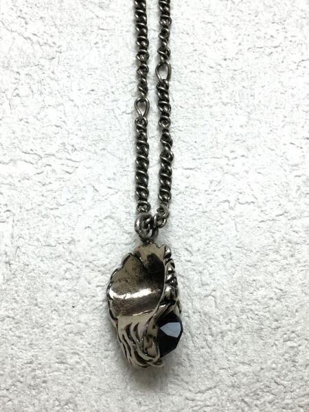 GUCCI(グッチ) / 20AW/クリスタル付ライオンヘッドネックレス/SV925 