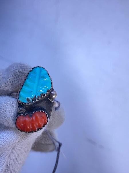 ZUNI / Loyolita Othole/リング/12号/カラーストーン/メンズ ZUNI([インディアンジュエリー]ズニ) / Loyolita Othole/リング/12号