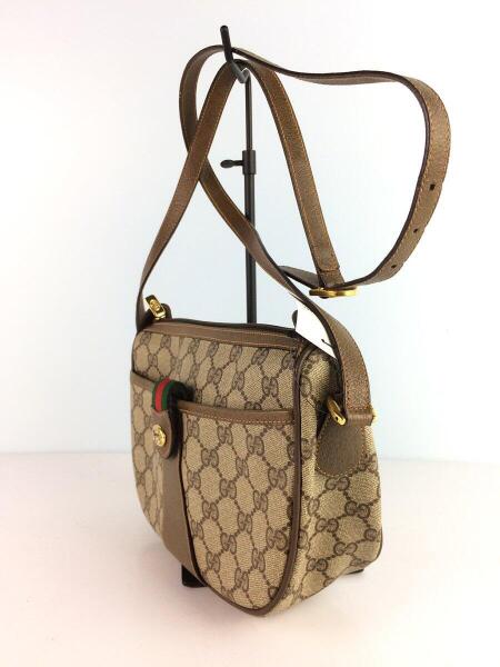 GUCCI(グッチ) / オールドグッチ/ショルダーバッグ/PVC/ベージュ/総柄 
