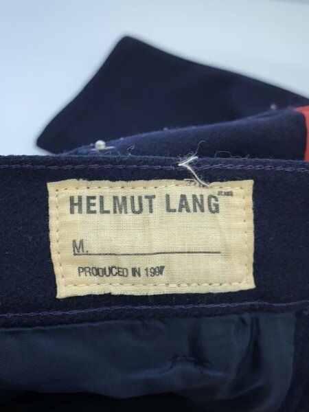 HELMUT LANG ヘルムートラング ナイロン スラックス パンツ ネイビー Helmut Lang(ヘルムートラング) / 97AW/archive/本人期/ペンキ