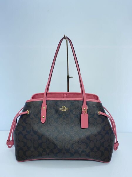 COACH(コーチ) / トートバッグ/レザー/PNK/F57842/シグネチャー | 中古 