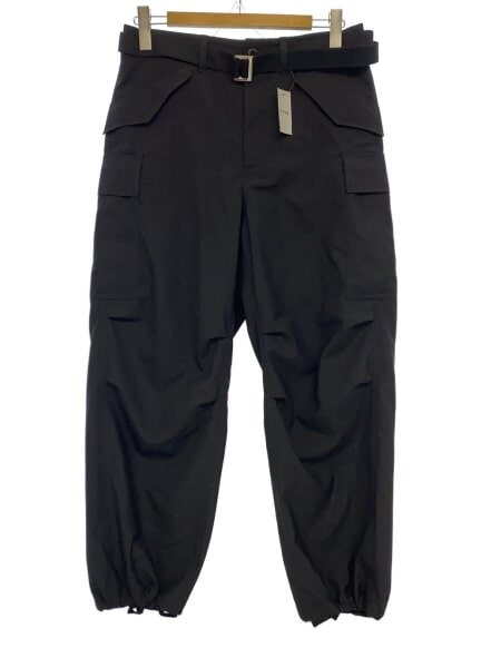 試着のみ未使用sacai 20SS 20-02528M ベルト付きロングパンツ 試着のみ
