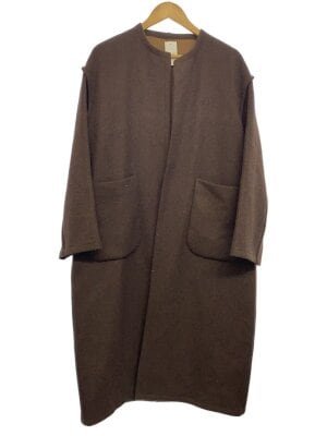 LOEFF(ロエフ) / ノースリーブワンピース/O/ウール/GRY/無地/8826-299