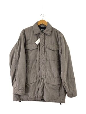 【美品】Stussy ステューシー バック刺繍 ステンカラーコート STUSSY（ステューシー）の古着・中古品の通販サイト セカンド