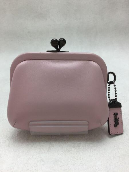 コーチ COACH コインケース 68326 - レザー ライトピンク がま口 財布
