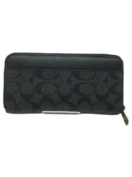 COACH(コーチ) / 長財布/フェイクレザー/BLK/総柄/メンズ/F74597 