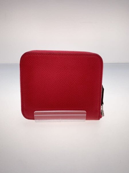HERMES ダークレッド 二つ折り財布 HERMES(エルメス) / 2つ折り財布/レザー/レッド/レディース/アザップ