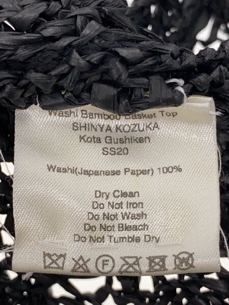 Bamboo Basket Top kota gushiken コウタグシケン Kota Gushiken×SHINYA KOZUKA 「Washi Bamboo Basket Top」半袖