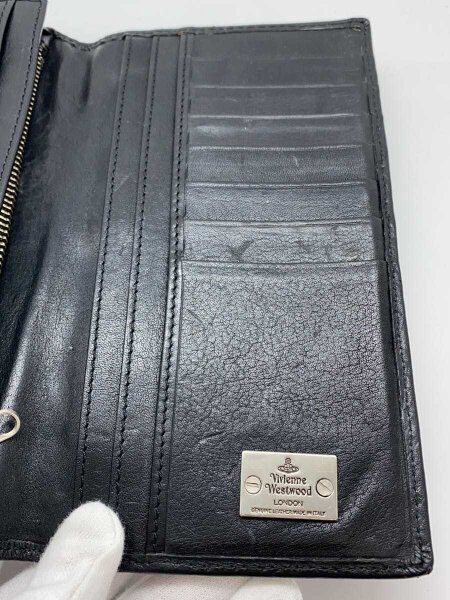 Vivienne Westwood(ヴィヴィアンウエストウッド) / 長財布/レザー/BLK
