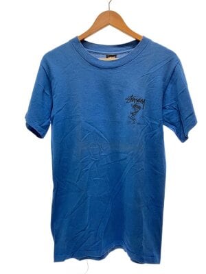 STUSSY(ステューシー) / 90s-00s/赤青タグ/USA製/Tシャツ/M/コットン