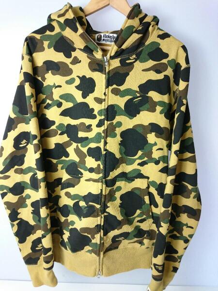 A BATHING APE(アベイシングエイプ) / 1st Camo Bape Print Ziジップ 
