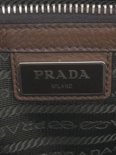 PRADA(プラダ) / セカンドバッグ/クラッチバッグ/レザー/ブラウン