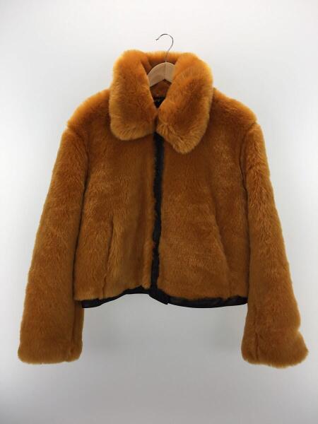 H&M ファージャケット H&M ファーコート クロップドフラッフィ 