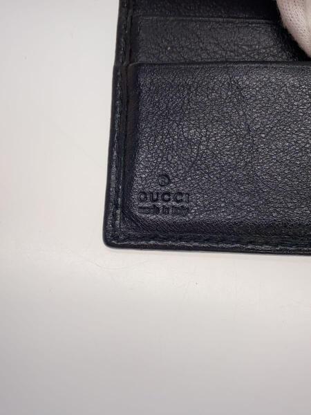 GUCCI(グッチ) / 2ツ折サイフ_グッチシマ/キャンバス/BLK/総柄/メンズ