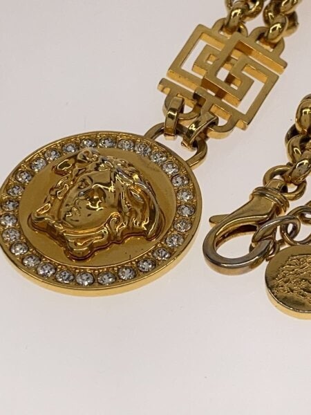 VERSACE(ヴェルサーチェ) / ネックレス/メッキ/GLD/トップ有/メンズ