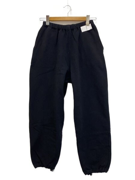 COMOLI(コモリ) / 26ss/コットン裏毛スウェットパンツ/1/コットン/BLK 