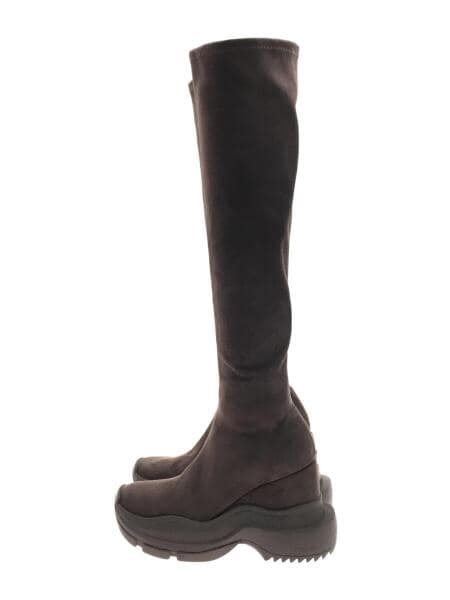 yello ブーツ　XL YELLO / TOKYO BLACK PLATFORM LONG BOOTS