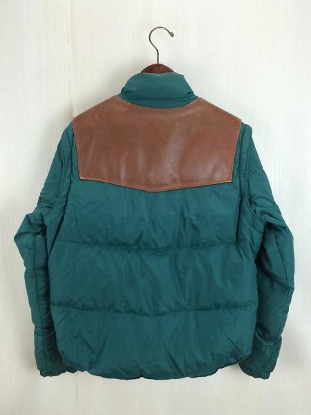 Schott(ショット) / 90s/90年代/レザー切替/袖取り外し可能/ダウン  